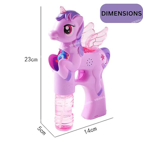 VikriDA Bubble Gun Machine for Kids Toddlers | 5000+ Bubbles Per Minute | Leak-Proof, Automatic Space Bubble Blower with Led Light- RANDOM COLOR