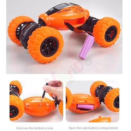 VikriDA Kids Remote Control 4wd 2.4ghz Stunt Drift Car Radio Control Toys - (Single Piece Multicolor)