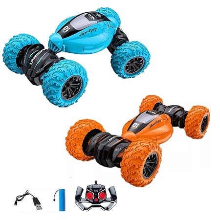 VikriDA Kids Remote Control 4wd 2.4ghz Stunt Drift Car Radio Control Toys - (Single Piece Multicolor)