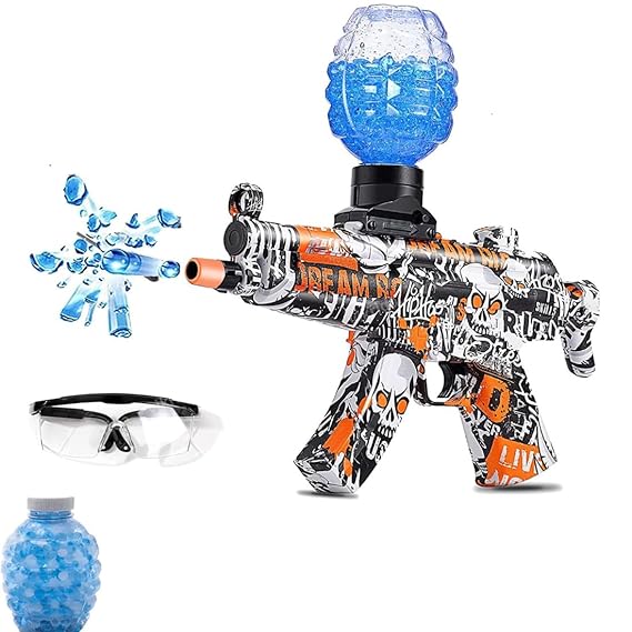 Vikrida Electric Gel Water Ball Blaster gun for Outdoor Activities Shooting Time with Gel Ball Beads - Eco-Friendly Bullets