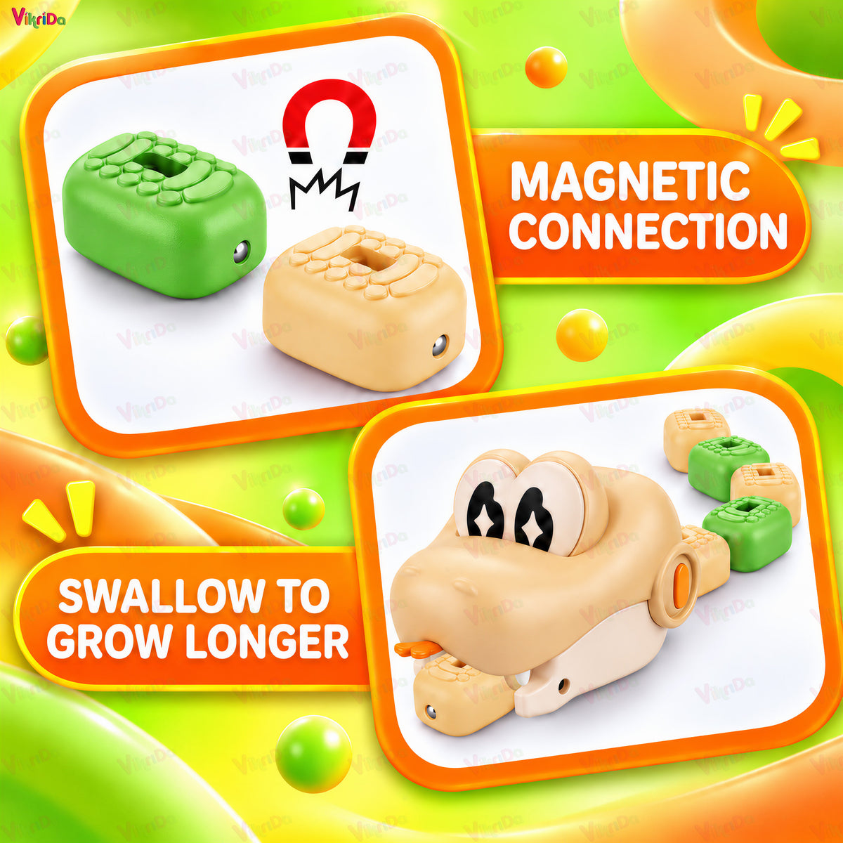 VikriDA Remote Control Snake Toy for Kids