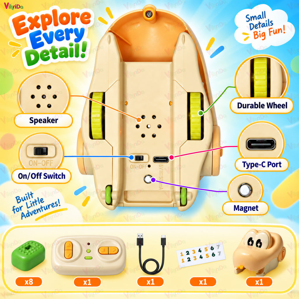 VikriDA Remote Control Snake Toy for Kids