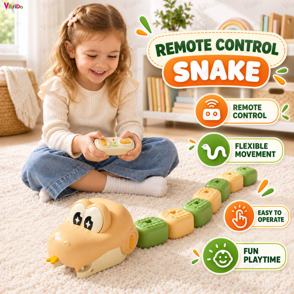 VikriDA Remote Control Snake Toy for Kids