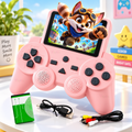 VikriDA S10 Pink Retro Gaming Console