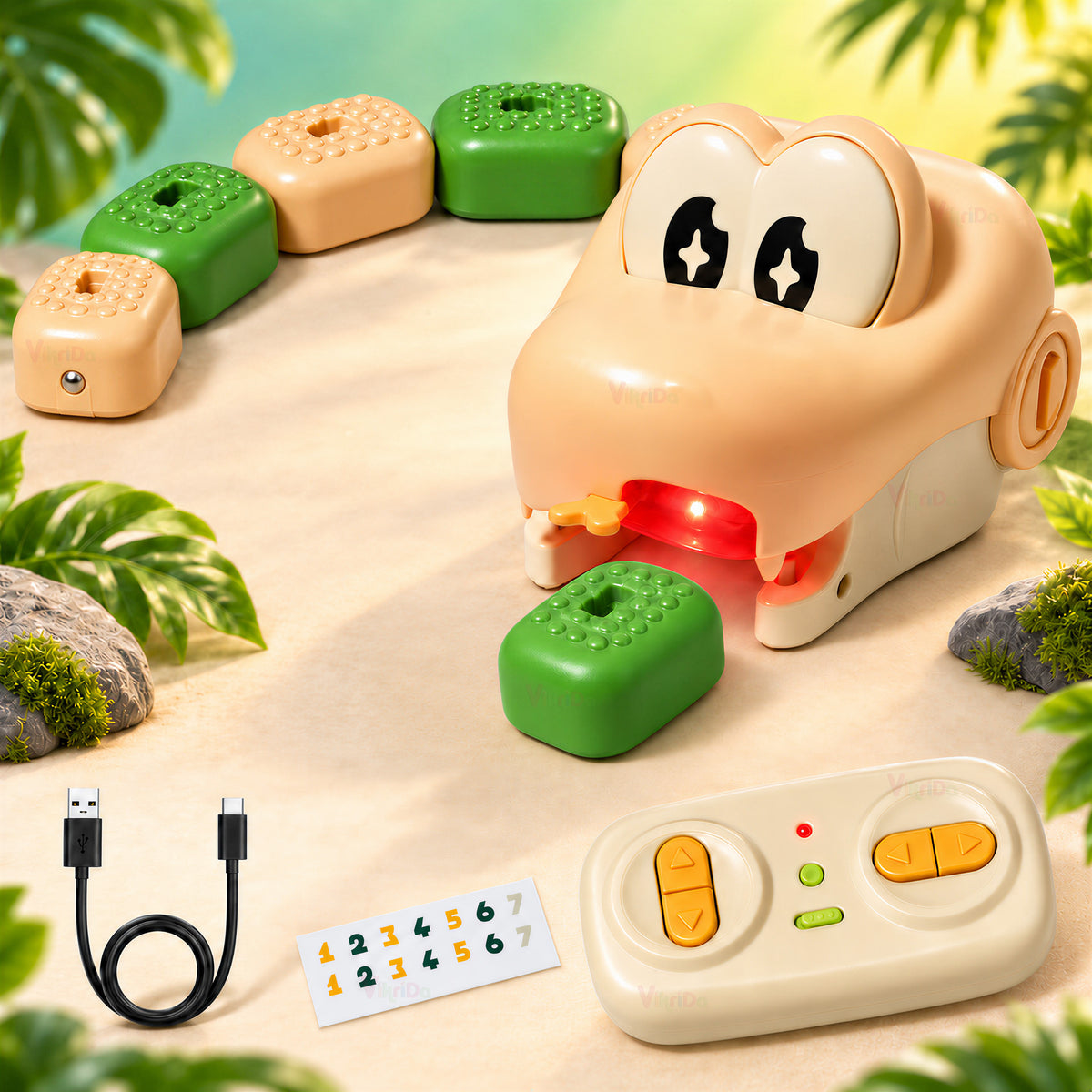 VikriDA Remote Control Snake Toy for Kids
