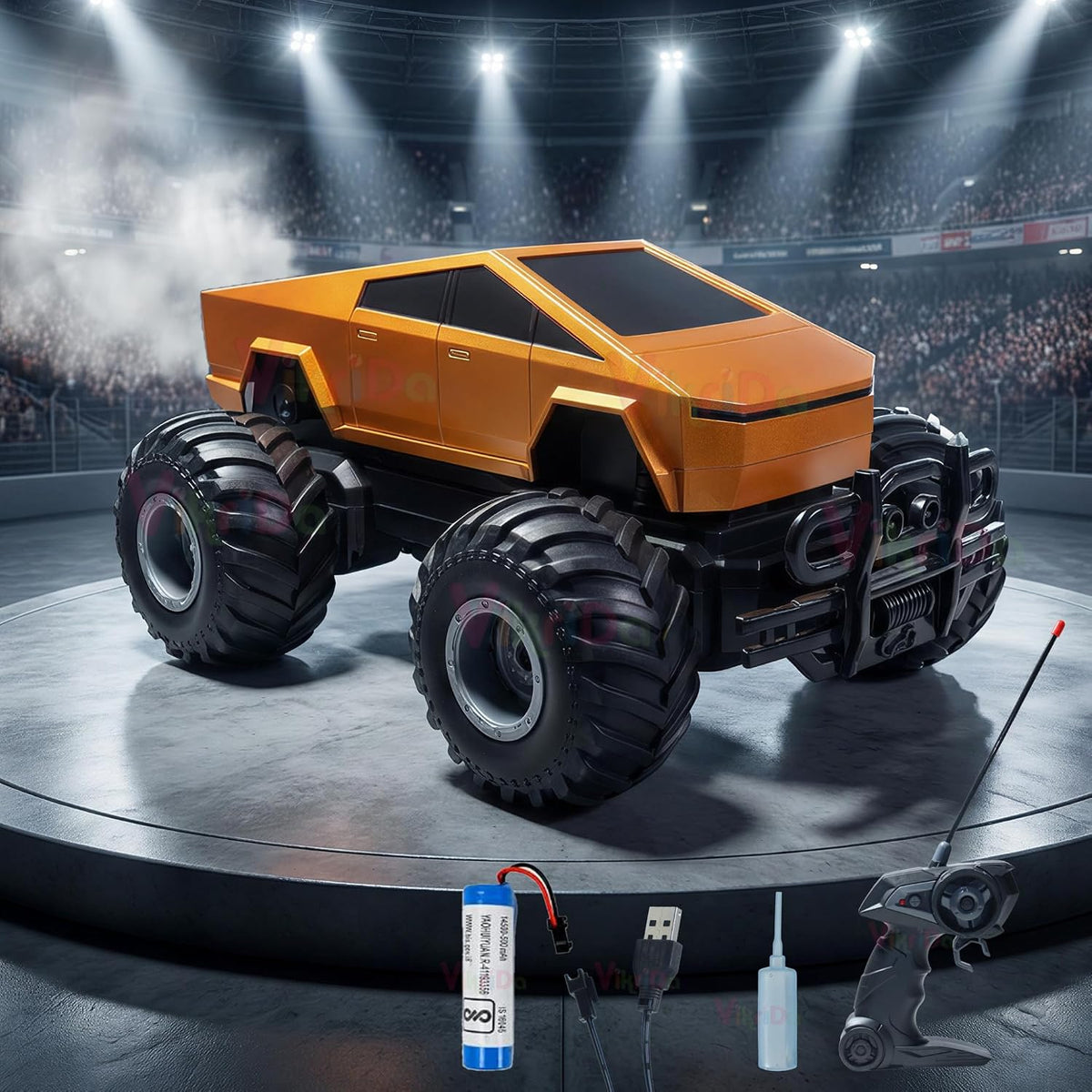 VikriDa Lumo Off-Road RC Tesla-Style Car for Kids