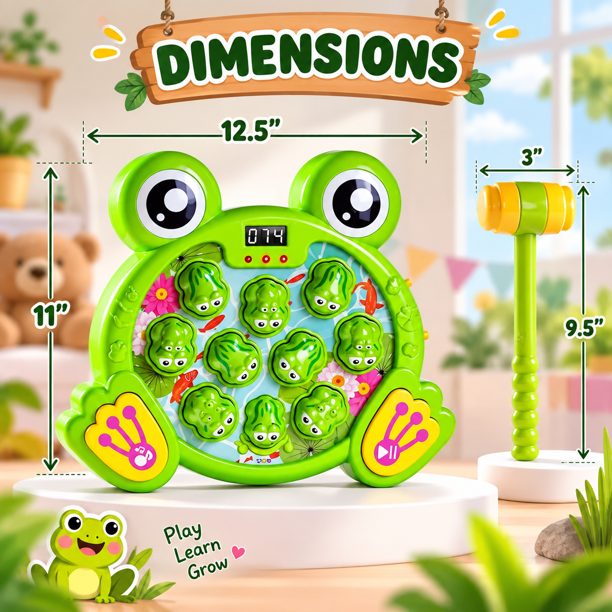 VikriDA Interactive Frog Learning Game