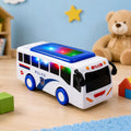 VikriDa Friction Powered Police Bus Toy