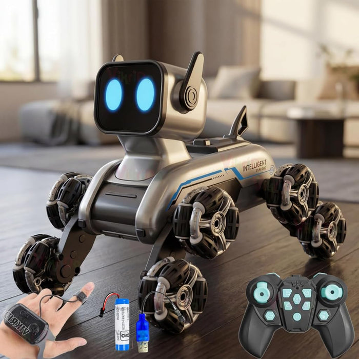 VikriDa Stunt Eight-Wheel Robot Dog for Kids