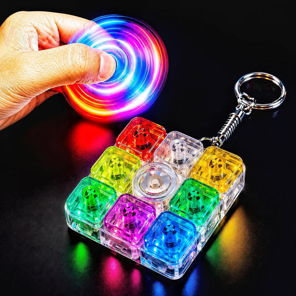 VikriDa LED Keyboard Fidget Keychain Toy
