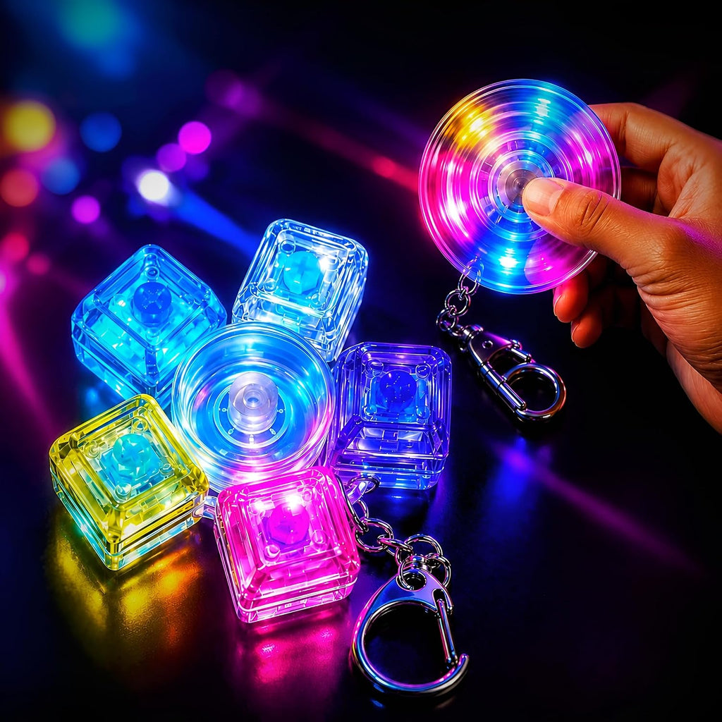 VikriDa 5-Key LED Keyboard Fidget Keychain