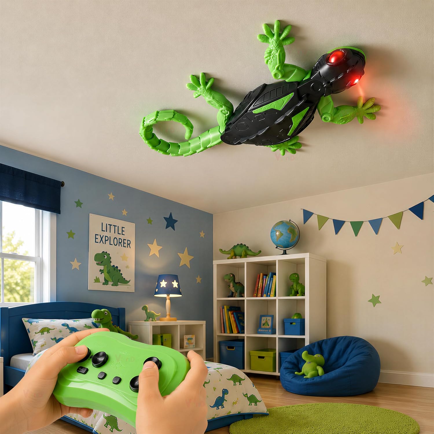 VikriDA Wall Climbing RC Gecko Lizard Toy