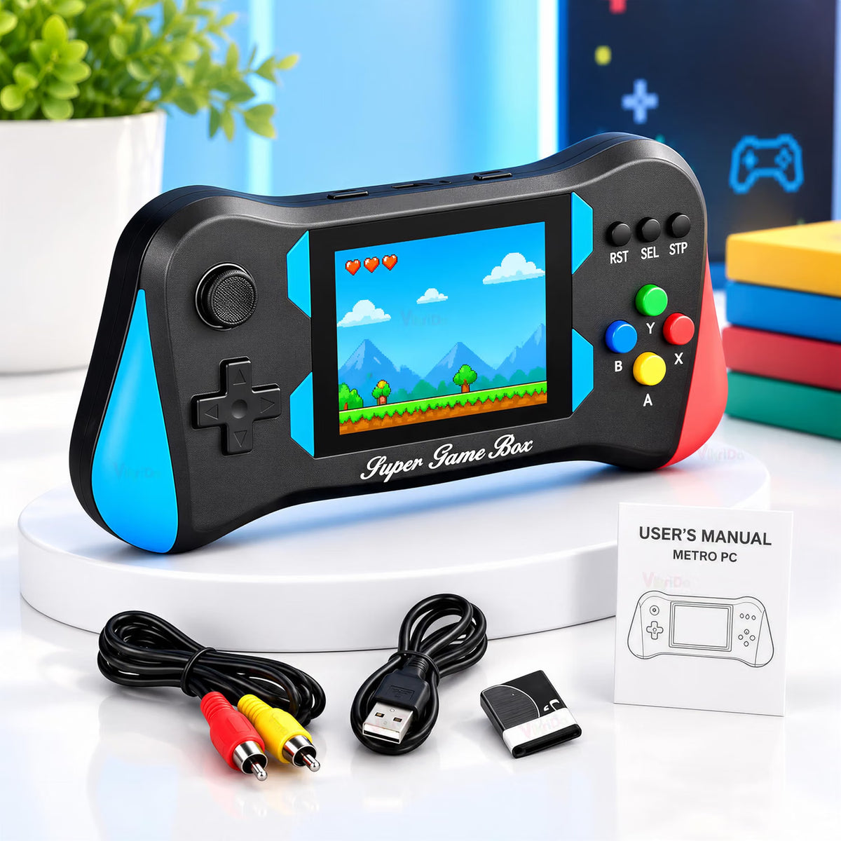 500-in-1 Retro Handheld Gaming Console