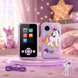 VikriDA Kids Smart Toy Phone with Camera (Purple)