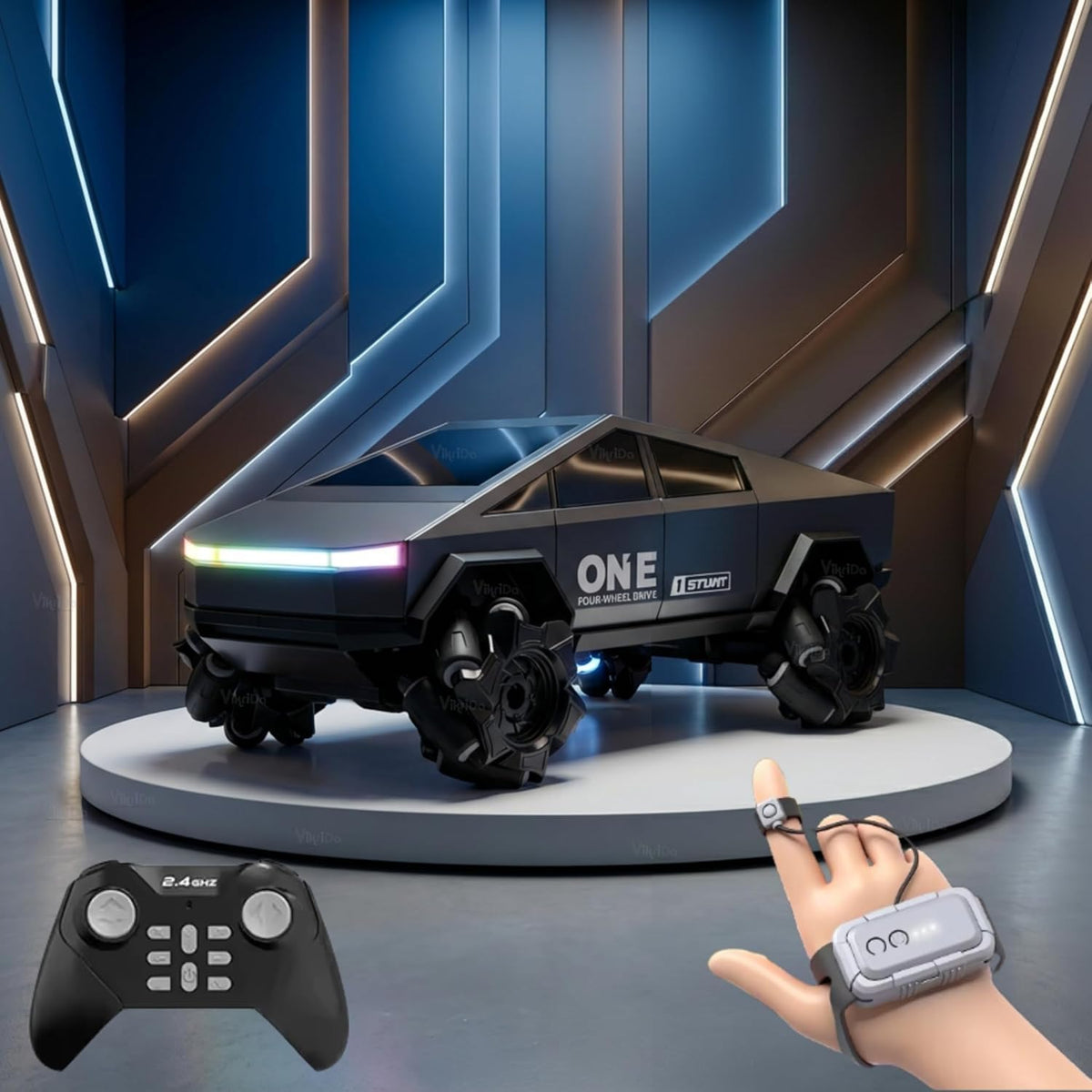 VikriDa Hand Sensor Tesla-Style Drift Car for Kids