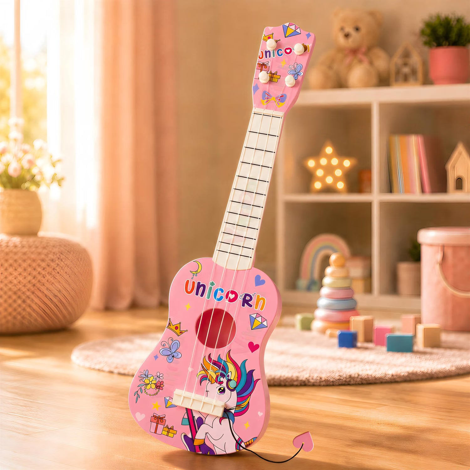 Unicorn Kids Toy Guitar