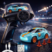 VikriDa Blue Orange 1:64 Mini RC Drift Car for Kids