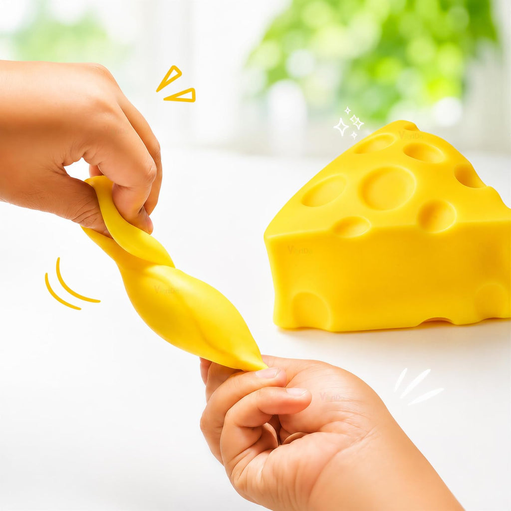 VikriDa Cheese Squishy Slow Rising Fidget Toy