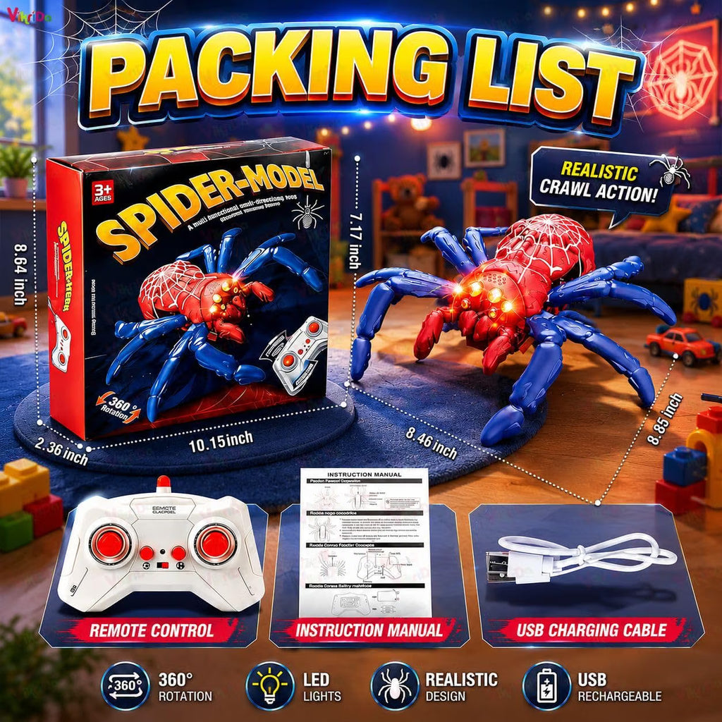 VikriDA Wall Climbing Spider RC Toy