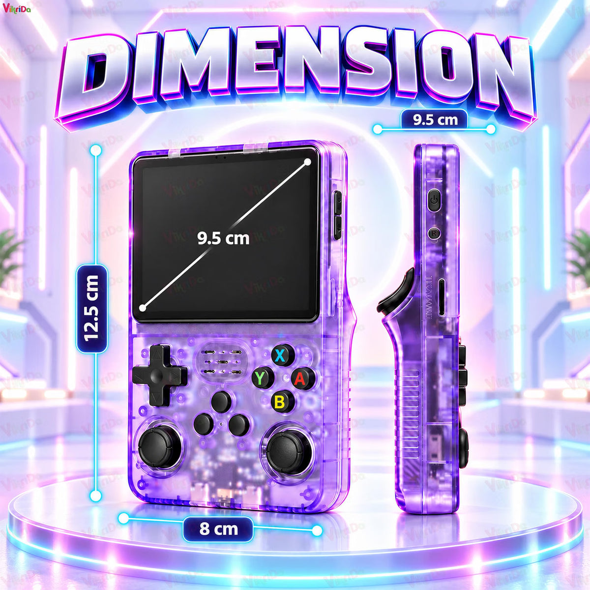 VikriDa R36S Retro Handheld Game Console