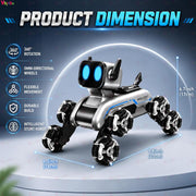 VikriDa Stunt Eight-Wheel Robot Dog for Kids