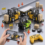 VikriDa RC Mini Forklift and Tow Truck for Kids