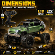 VikriDa RC Defender Rock Climbing Car for Kids