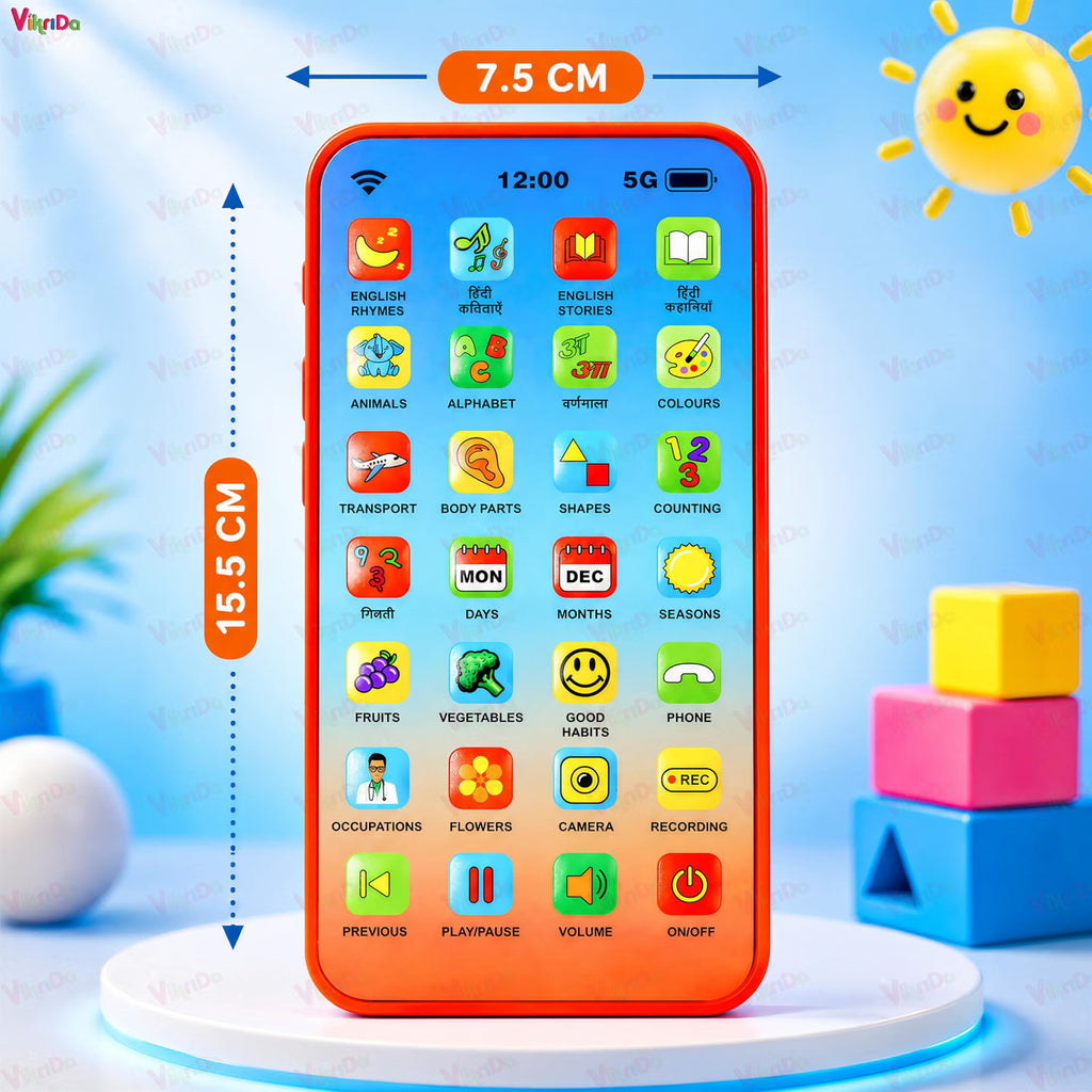 VikriDa Educational Learning Mobile Phone Toy