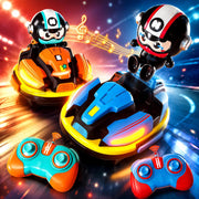 VikriDa Smoke Effect Bumper Car – Bump and Go Toy Car for Kids