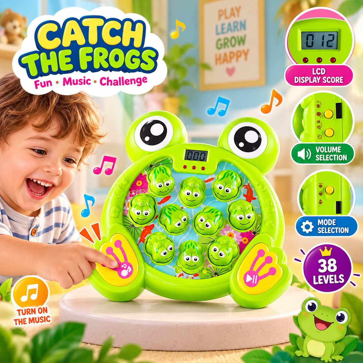 VikriDA Interactive Frog Learning Game