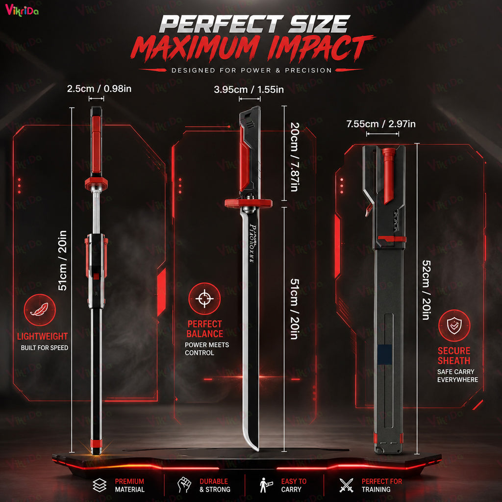 VikriDA Neon Spark Blade Sword