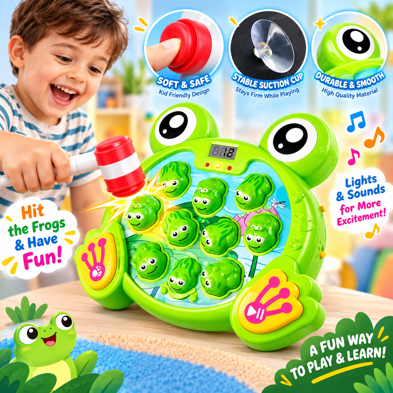VikriDA Interactive Frog Learning Game