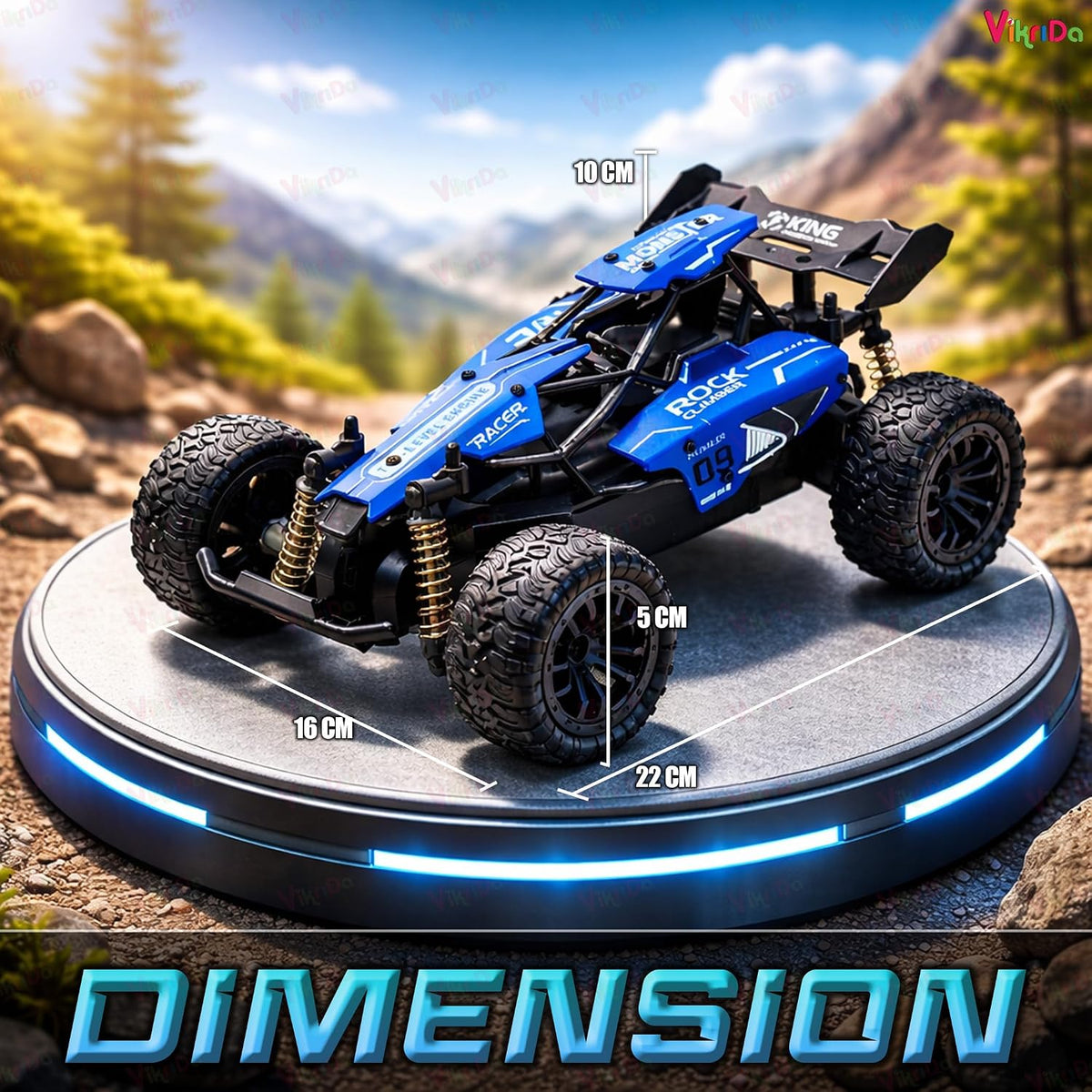 VikriDa RC Challenge Climbing Car for Kids