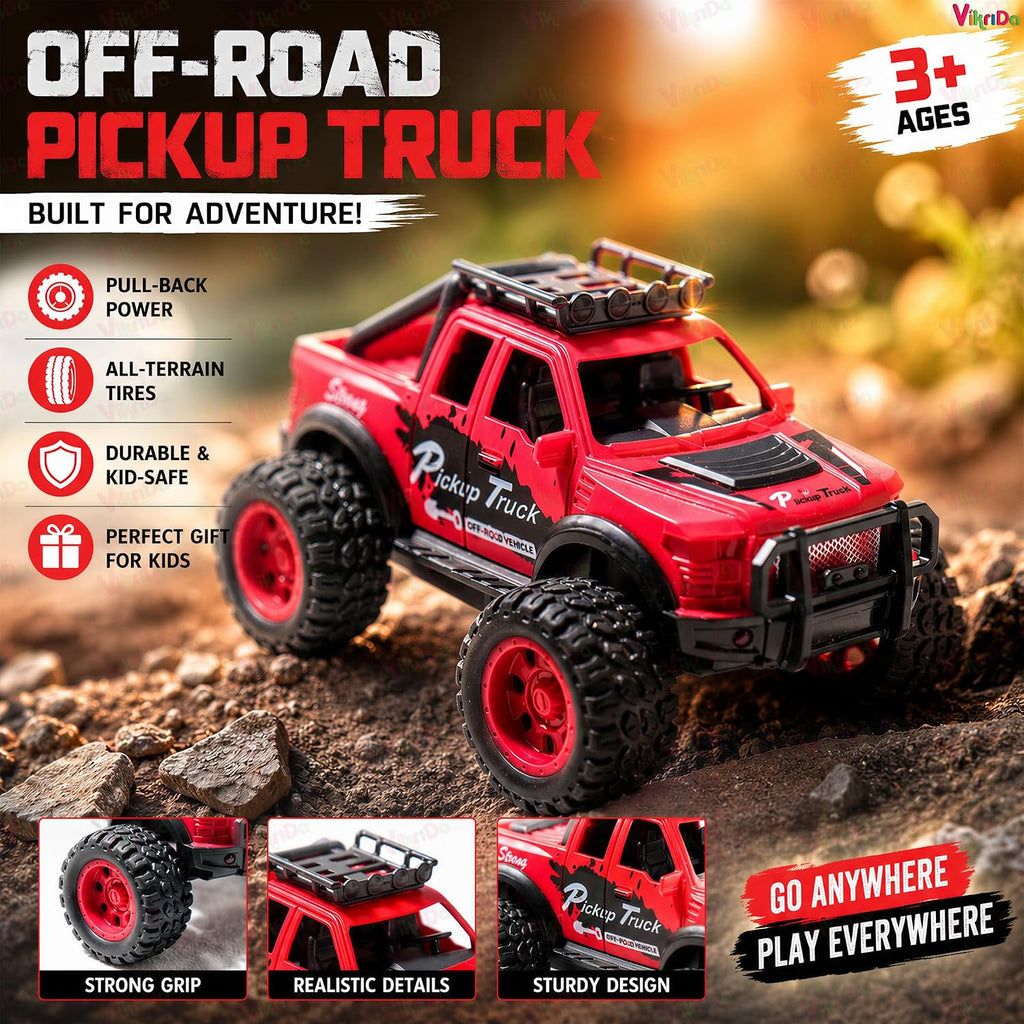 VikriDa 4WD Friction Monster Stunt Truck