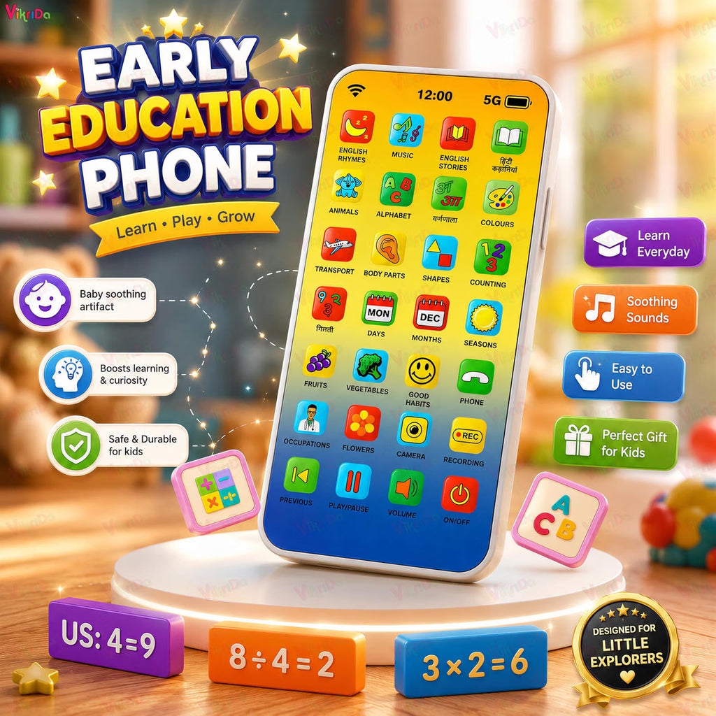 VikriDa Educational Learning Mobile Phone Toy