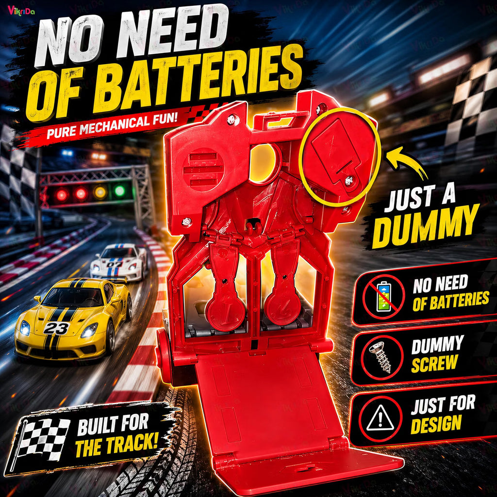 VikriDa Big Hauler Fire Truck Race Set
