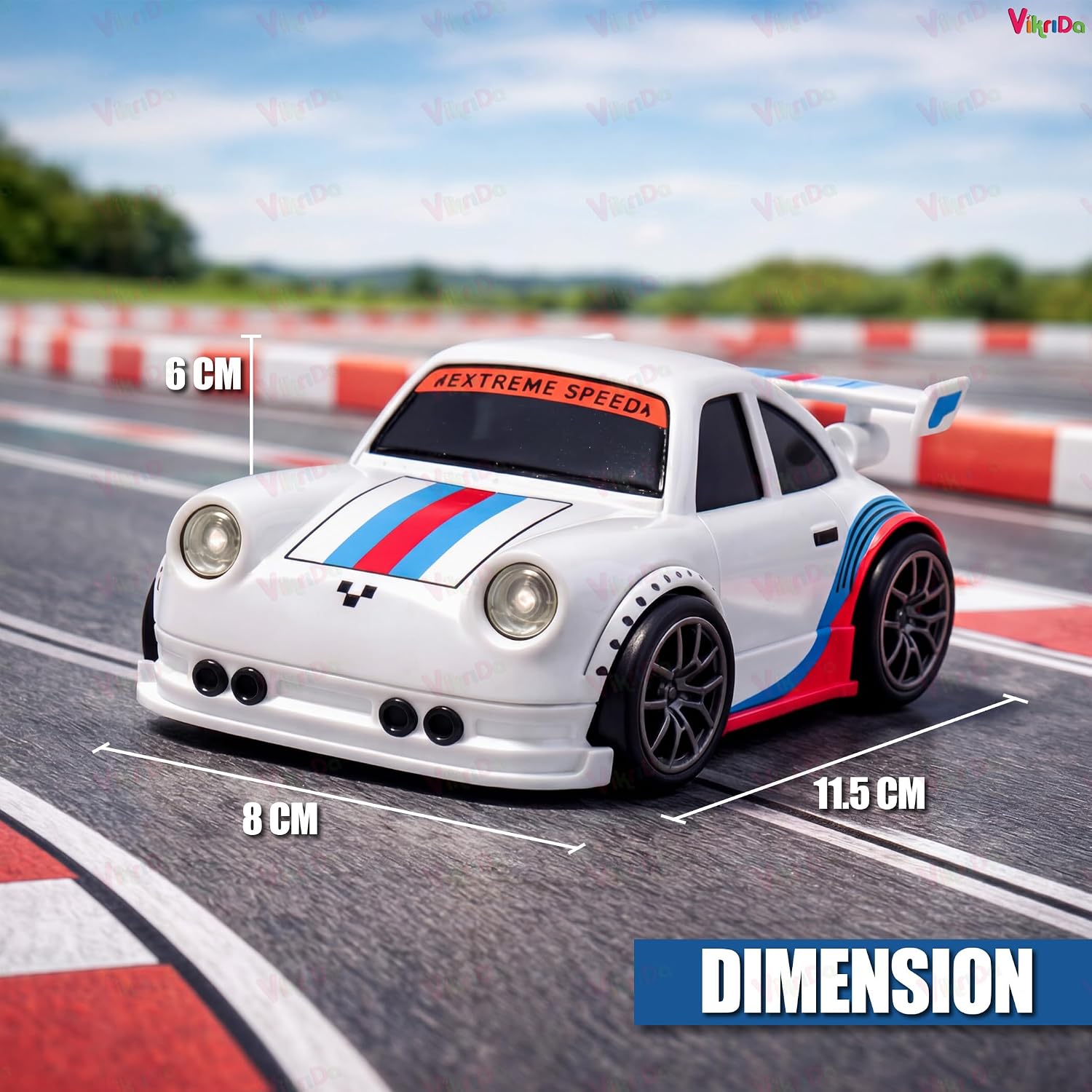 VikriDA 2.4G Mini RC Drifting Racing Car