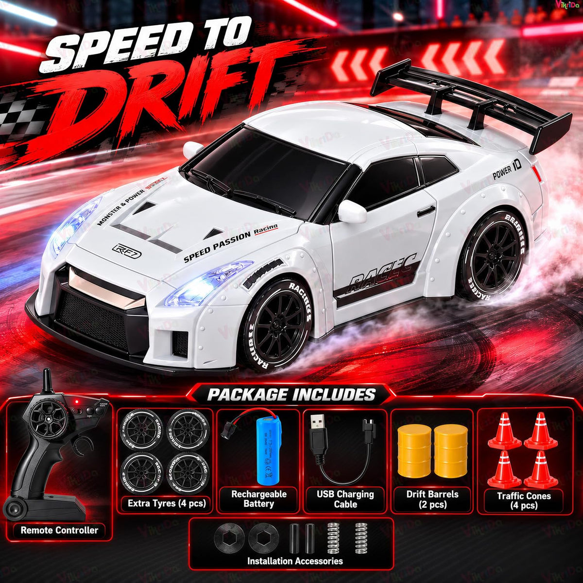 VikriDa Spark Drift RC Car – Remote Control Drift Toy for Kids