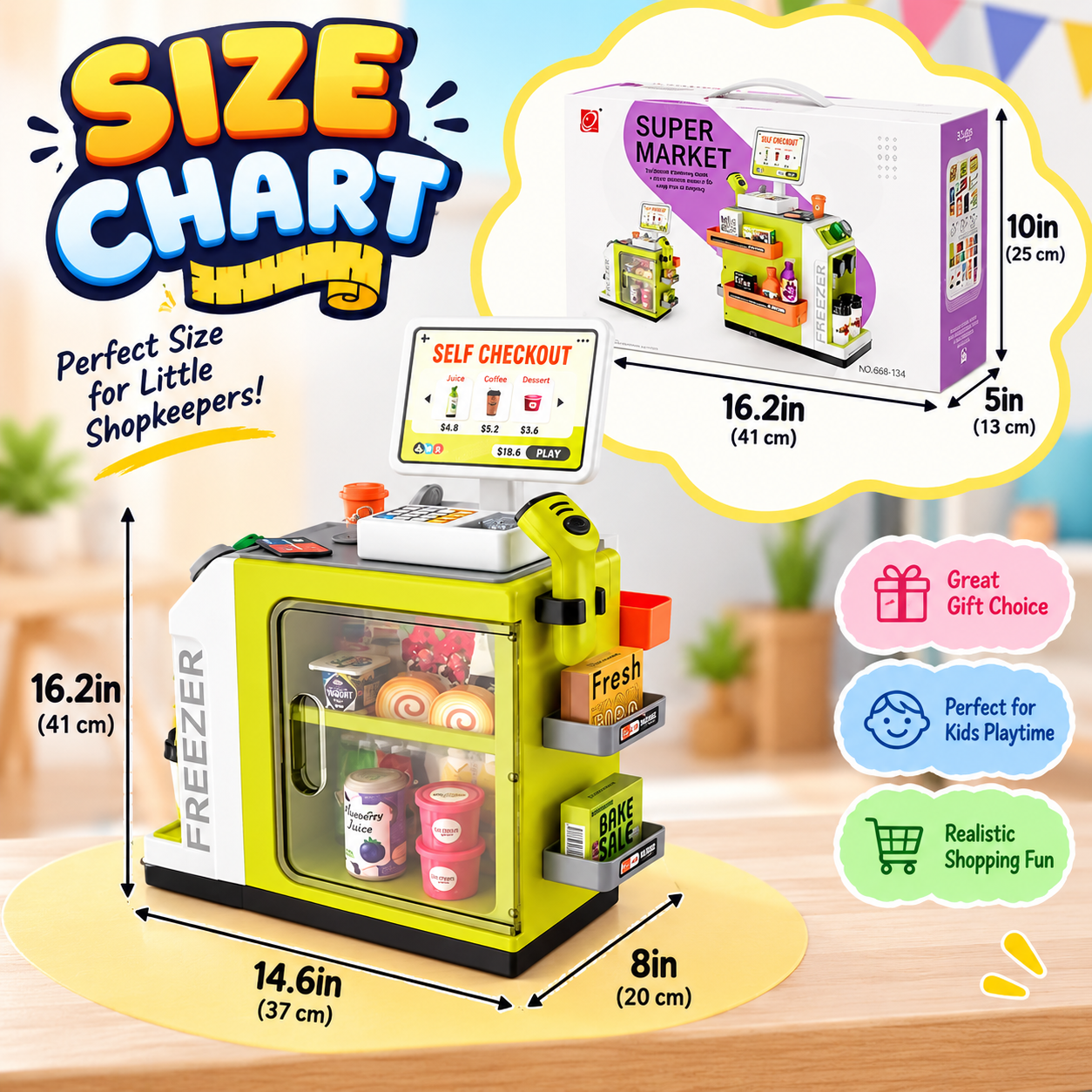 VikriDA 46-Piece Cash Register Set