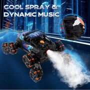 VikriDa Eight-Wheel Tattoo Off-Road RC Car for Kids