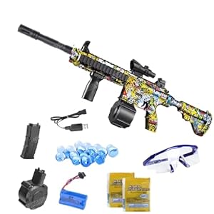 VikriDA Electric Launcher Gel Blaster Gun, Automatic gel blaster Gun for adults - M416