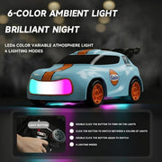 VikriDa Blue Orange 1:64 Mini RC Drift Car for Kids