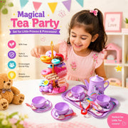 Vikrida 48-Piece Unicorn Kids Pretend Tea Party Set