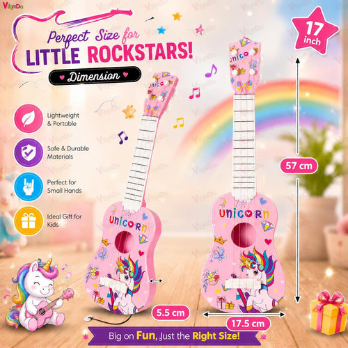 Unicorn Kids Toy Guitar