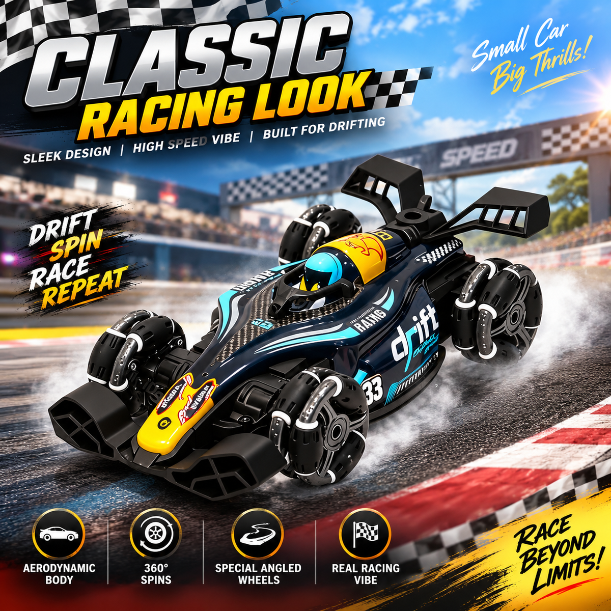 VikriDA Formula F1 Drift Car