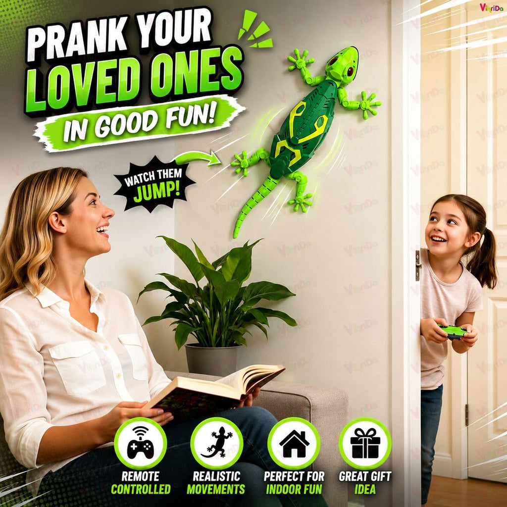 VikriDA RC Wall Climbing Lizard Toy