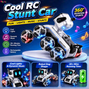 VikriDa Stunt Eight-Wheel Robot Dog for Kids