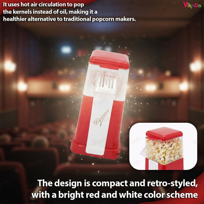 VikriDA Jumbo Oil-Free Popcorn Maker