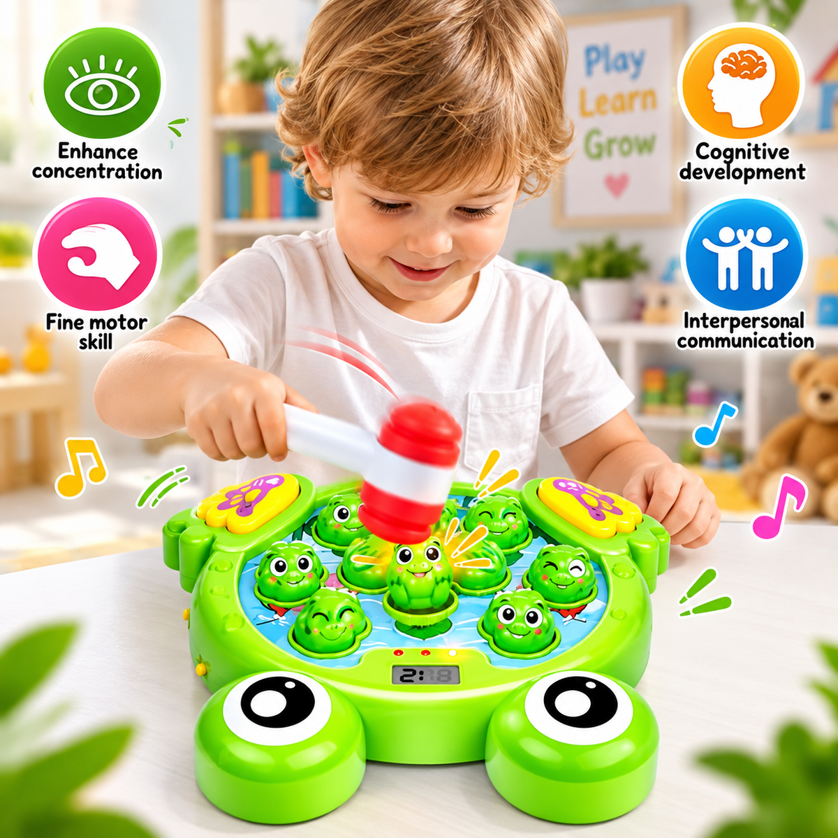 VikriDA Interactive Frog Learning Game
