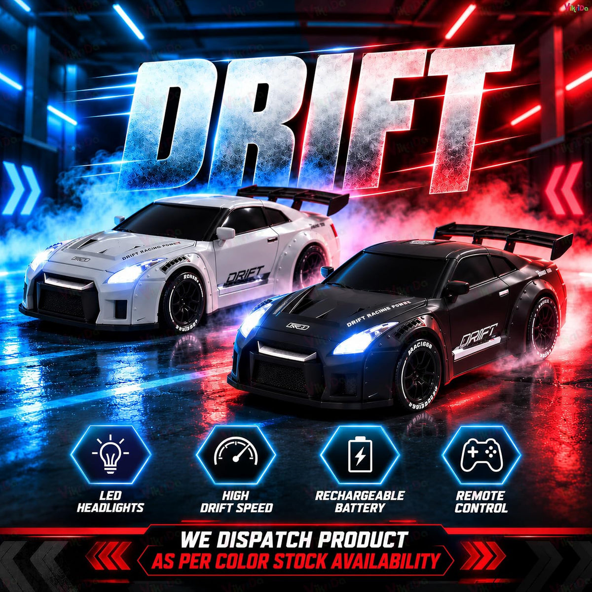 VikriDa Spark Drift RC Car – Remote Control Drift Toy for Kids